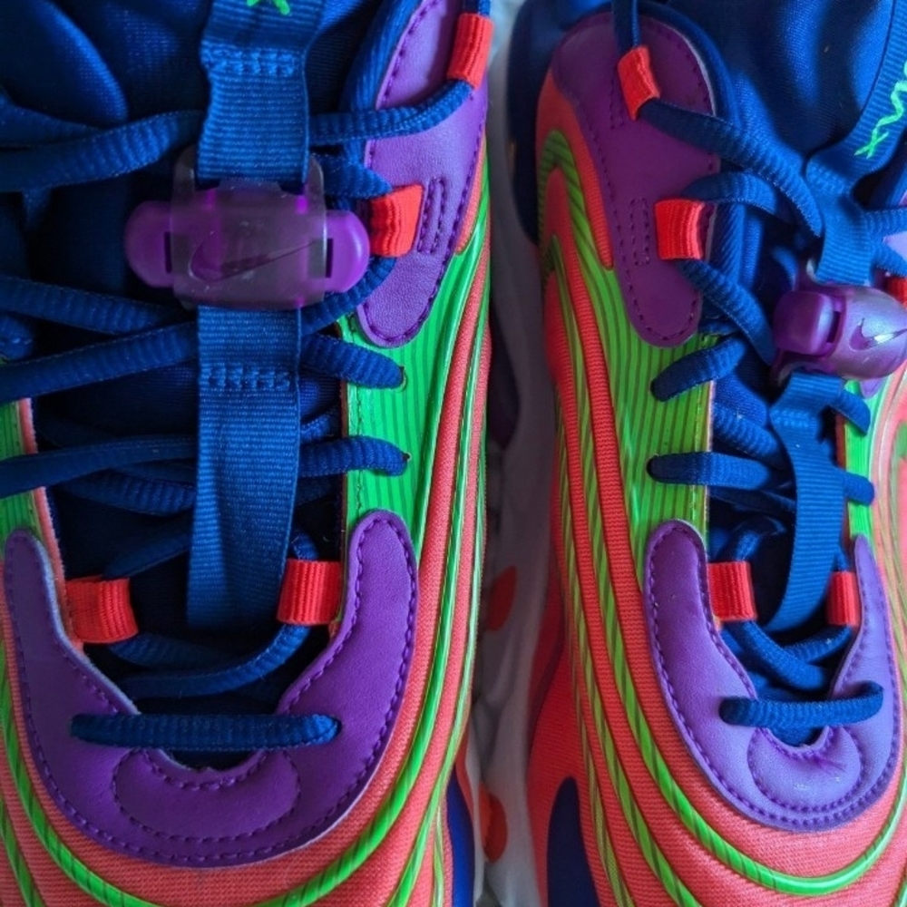 Nike Multicolor Athletic Sneakers — Pink/Green/Blue - Picture 7 of 12